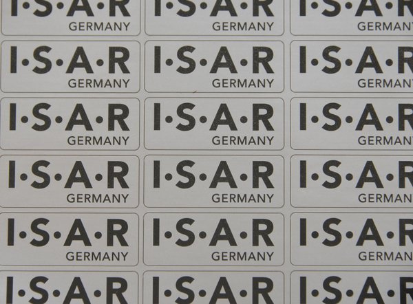 ISAR Germany Aufkleber rechteckig